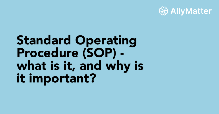 What is SOP and why is it important?