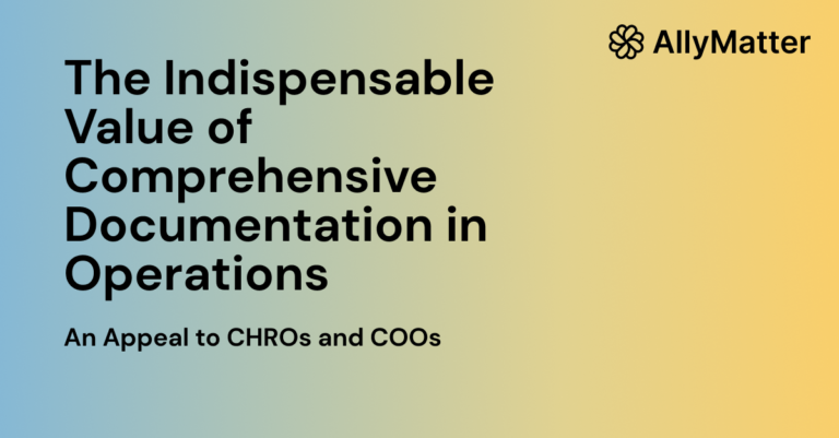 The Indispensable Value of Comprehensive Documentation in Operations