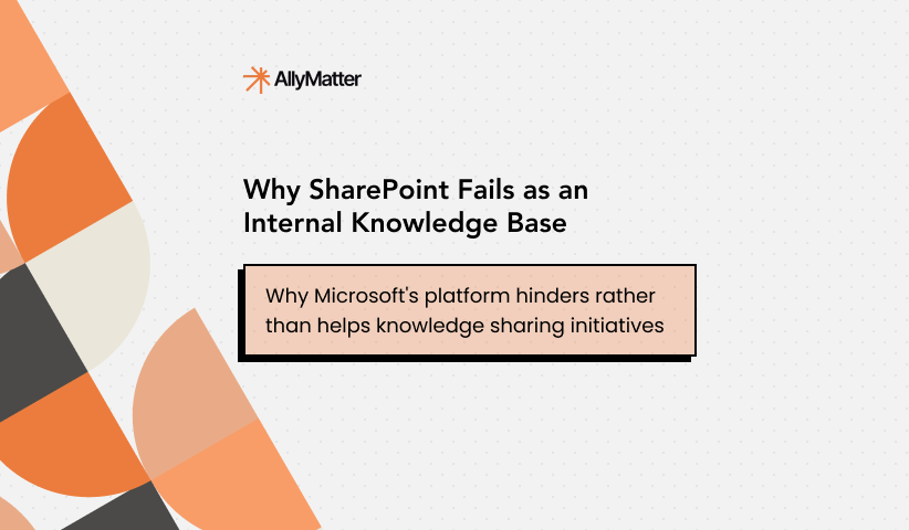 Why SharePoint Fails as an Internal Knowledge Base