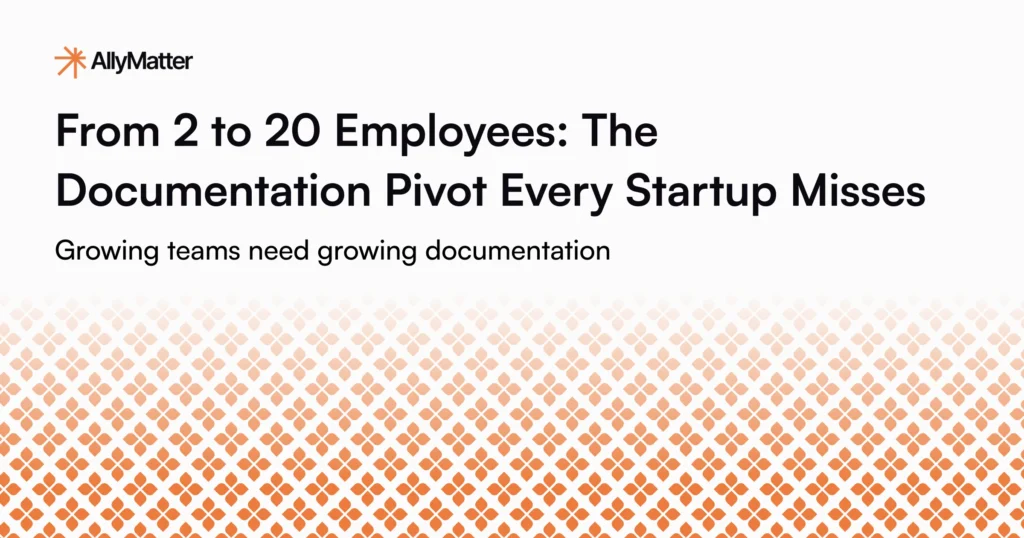 Documentation priority matrix showing high impact vs low impact processes - prioritize customer onboarding, code deployment, and expense approval over daily standup formats and office instructions