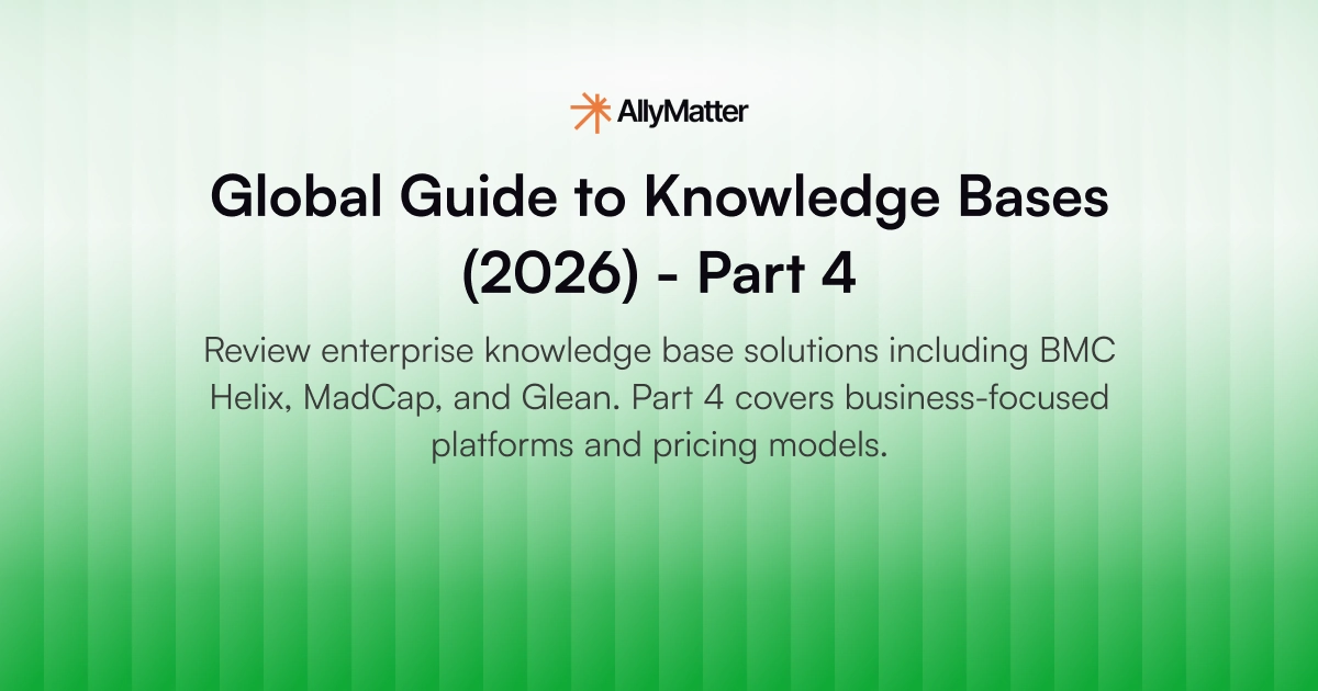Global knowledge base platforms part 4 guide featuring developer tools like Mintlify and enterprise solutions for comprehensive documentation management