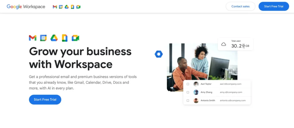 Google Workspace real-time document editing interface for team collaboration
