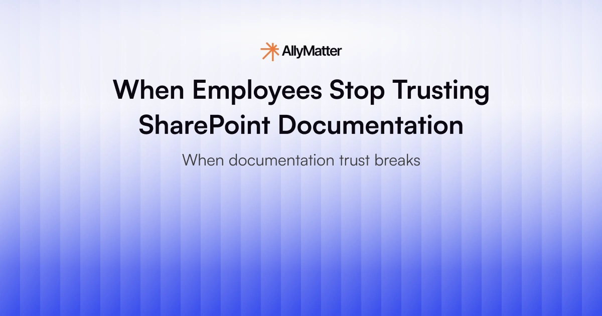 When Employees Stop Trusting SharePoint Documentation