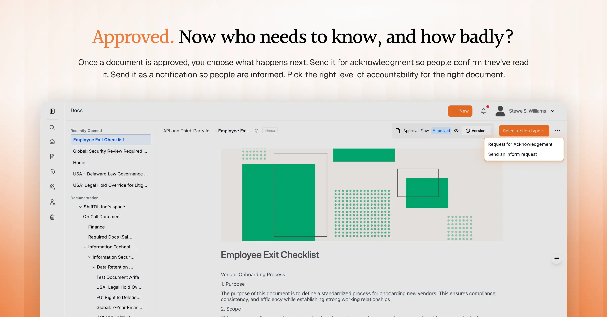 Feature – Post-Approval Distribution Picker